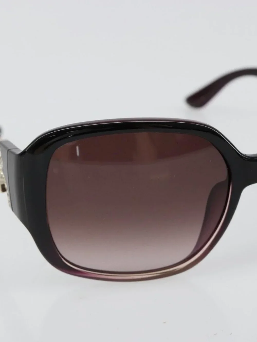 Salvatore Ferragamo Gancini Sunglasses plastic Purple Auth 180951M